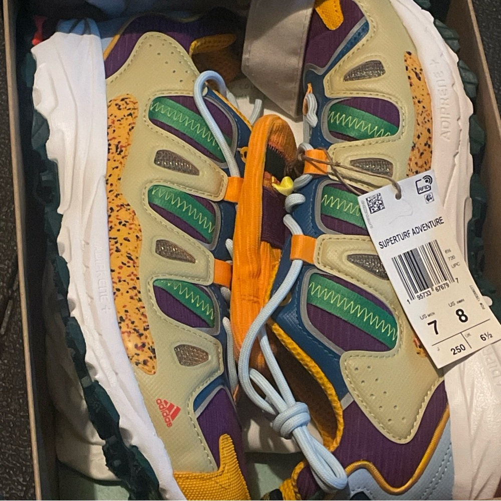Adidas Kids Sneakers - Purple, Yellow, Orange
